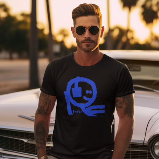 $MFER Token Inspired Men's Premium Fitted Tee - Lightweight & Comfortable for All Occasions